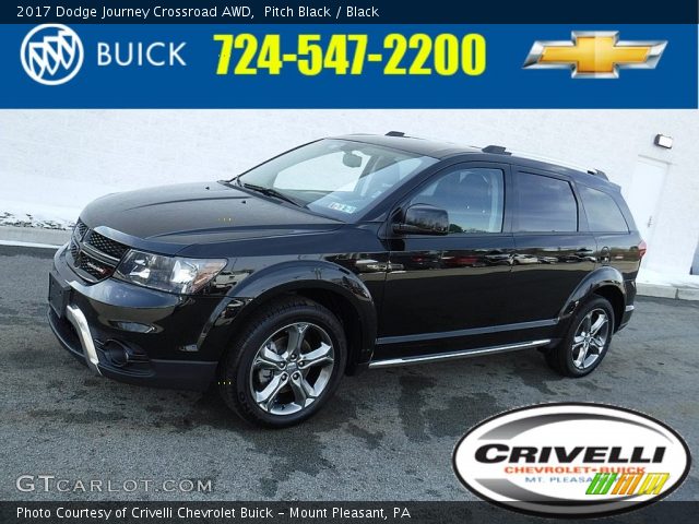 2017 Dodge Journey Crossroad AWD in Pitch Black