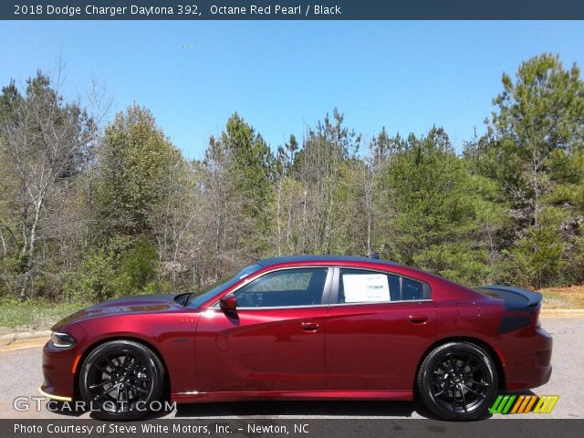 Octane Red Pearl 2018 Dodge Charger Daytona 392 Black