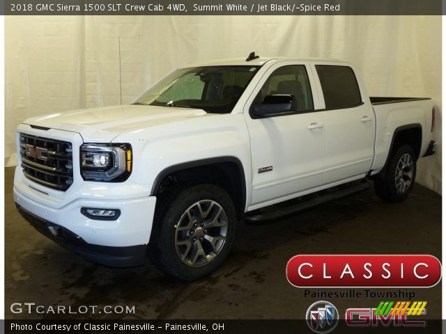 2018 GMC Sierra 1500 SLT Crew Cab 4WD in Summit White