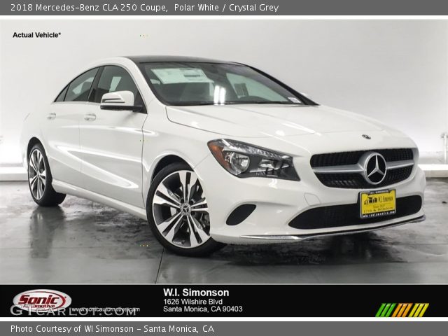 2018 Mercedes-Benz CLA 250 Coupe in Polar White