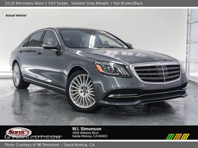 2018 Mercedes-Benz S 560 Sedan in Selenite Grey Metallic