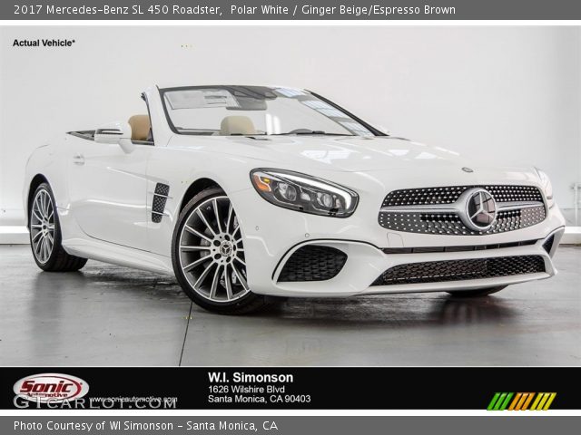 2017 Mercedes-Benz SL 450 Roadster in Polar White