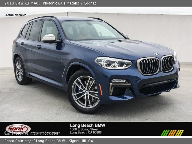 2018 BMW X3 M40i in Phytonic Blue Metallic