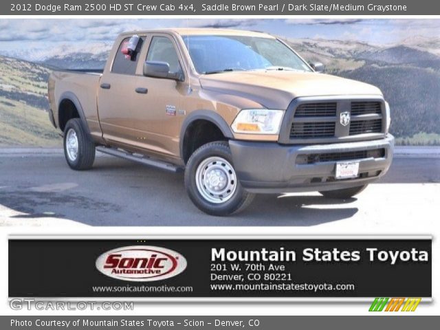 2012 Dodge Ram 2500 HD ST Crew Cab 4x4 in Saddle Brown Pearl