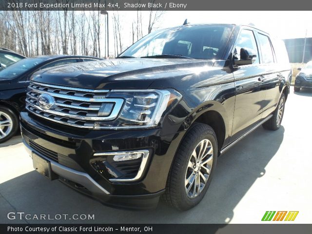 2018 Ford Expedition Limited Max 4x4 in Shadow Black