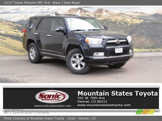 2010 Toyota 4Runner SR5 4x4 in Black