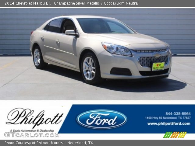 2014 Chevrolet Malibu LT in Champagne Silver Metallic