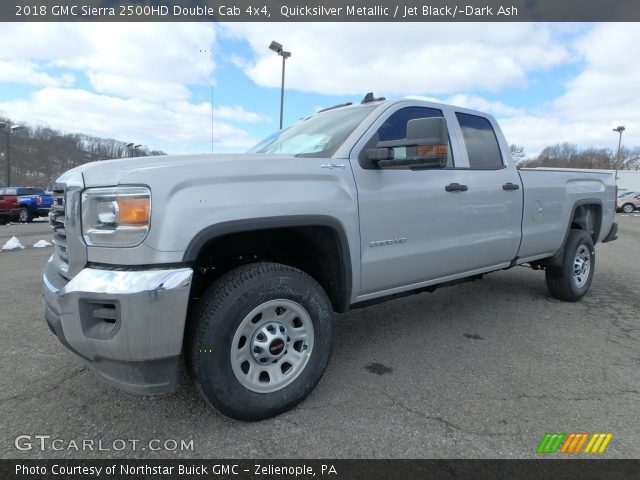 2018 GMC Sierra 2500HD Double Cab 4x4 in Quicksilver Metallic