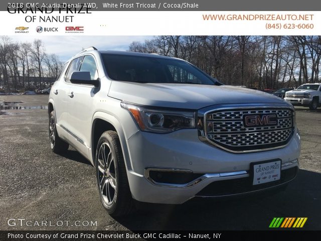 2018 GMC Acadia Denali AWD in White Frost Tricoat