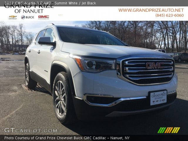 2018 GMC Acadia SLE AWD in Summit White