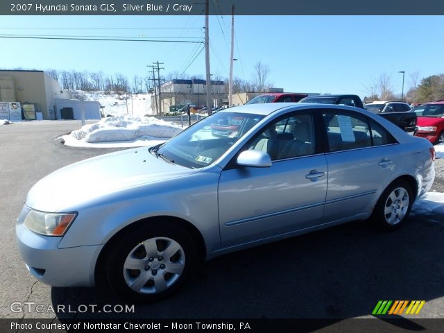 2007 Hyundai Sonata GLS in Silver Blue