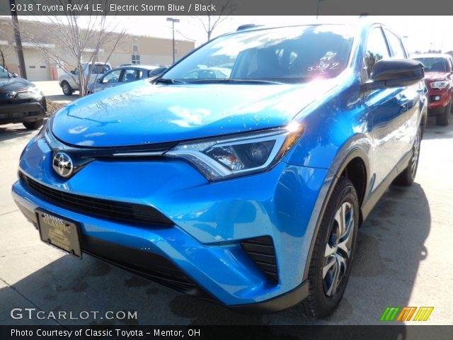 2018 Toyota RAV4 LE in Electric Storm Blue