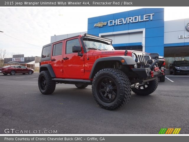 2015 Jeep Wrangler Unlimited Willys Wheeler 4x4 in Firecracker Red
