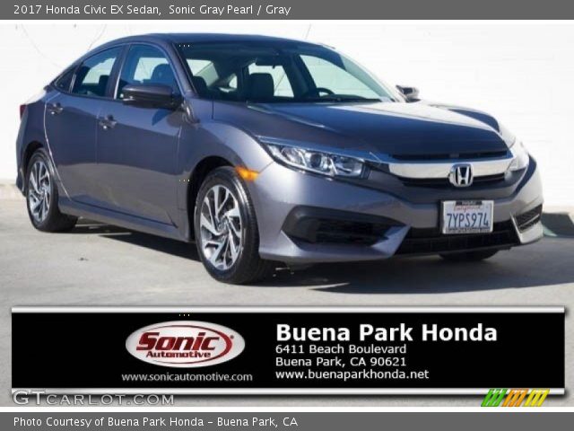 2017 Honda Civic EX Sedan in Sonic Gray Pearl