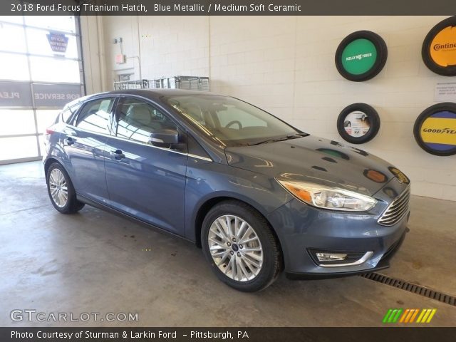 2018 Ford Focus Titanium Hatch in Blue Metallic