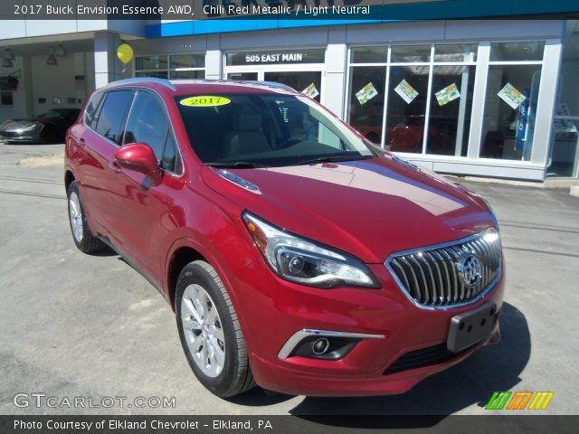 2017 Buick Envision Essence AWD in Chili Red Metallic