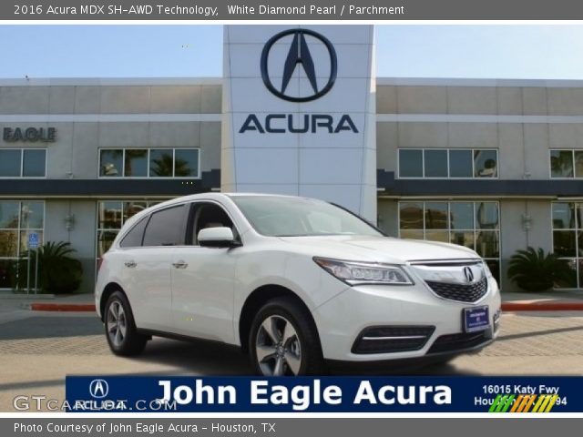 2016 Acura MDX SH-AWD Technology in White Diamond Pearl