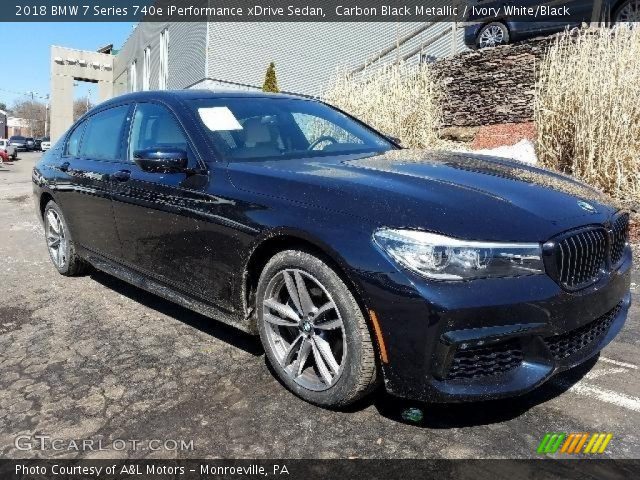 2018 BMW 7 Series 740e iPerformance xDrive Sedan in Carbon Black Metallic