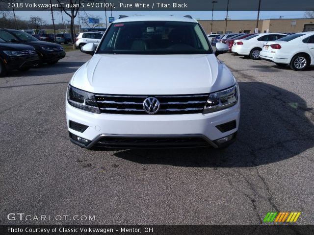 2018 Volkswagen Tiguan S 4MOTION in Pure White