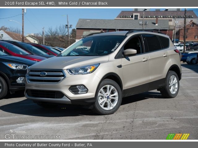 2018 Ford Escape SEL 4WD in White Gold
