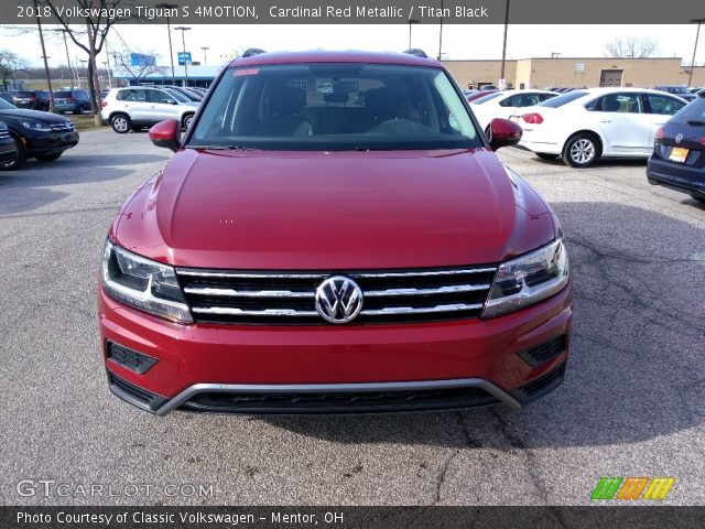 2018 Volkswagen Tiguan S 4MOTION in Cardinal Red Metallic