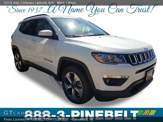 2018 Jeep Compass Latitude 4x4 in White