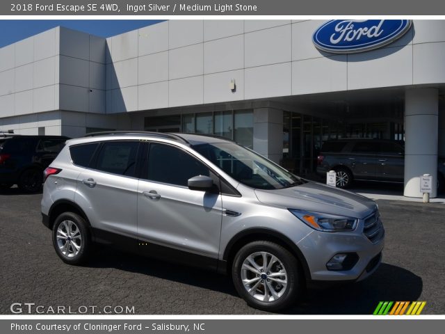 2018 Ford Escape SE 4WD in Ingot Silver