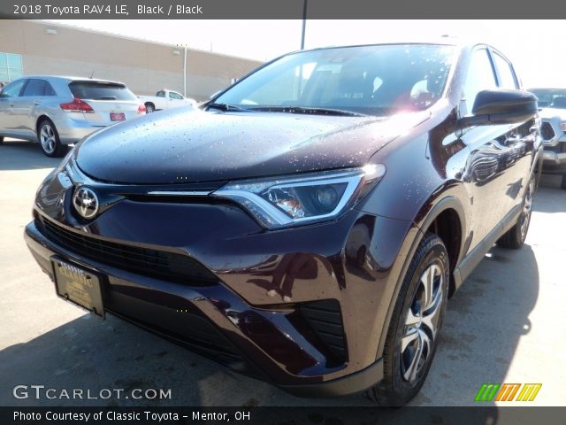 2018 Toyota RAV4 LE in Black