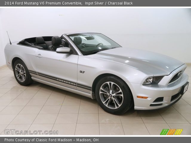 2014 Ford Mustang V6 Premium Convertible in Ingot Silver