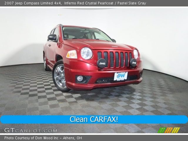 2007 Jeep Compass Limited 4x4 in Inferno Red Crystal Pearlcoat