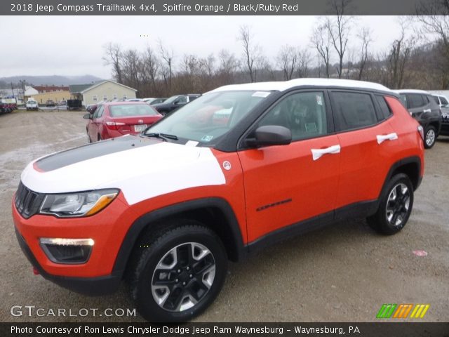 2018 Jeep Compass Trailhawk 4x4 in Spitfire Orange