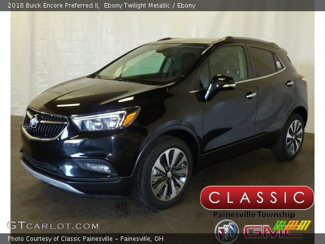 2018 Buick Encore Preferred II in Ebony Twilight Metallic