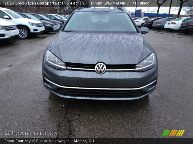 2018 Volkswagen Golf SportWagen S 4Motion in Platinum Gray Metallic