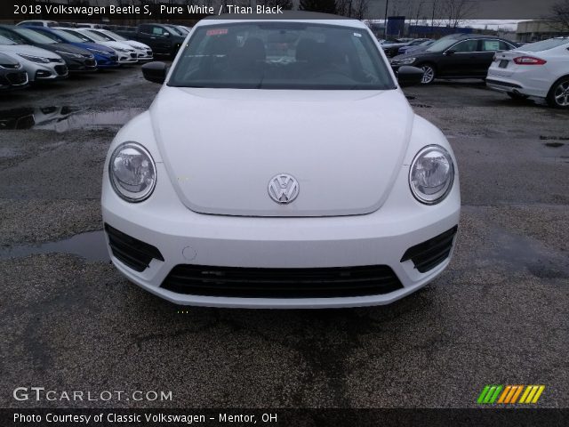 2018 Volkswagen Beetle S in Pure White