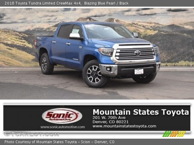 2018 Toyota Tundra Limited CrewMax 4x4 in Blazing Blue Pearl