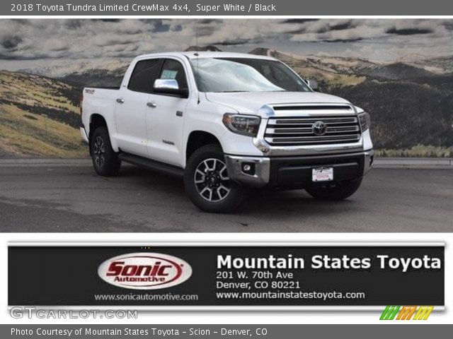 2018 Toyota Tundra Limited CrewMax 4x4 in Super White