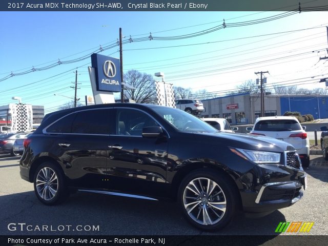 2017 Acura MDX Technology SH-AWD in Crystal Black Pearl