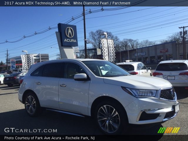 2017 Acura MDX Technology SH-AWD in White Diamond Pearl