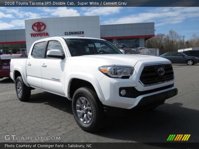 2018 Toyota Tacoma SR5 Double Cab in Super White