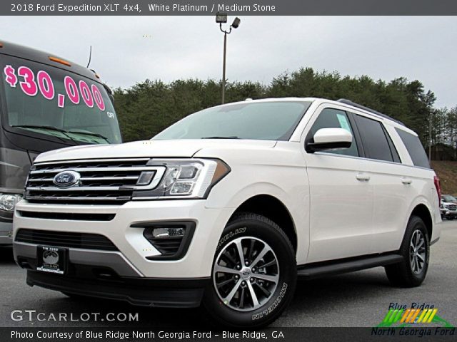 2018 Ford Expedition XLT 4x4 in White Platinum