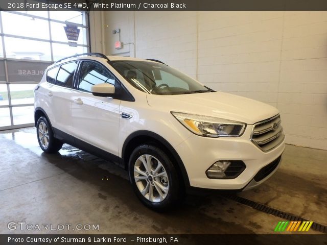 2018 Ford Escape SE 4WD in White Platinum