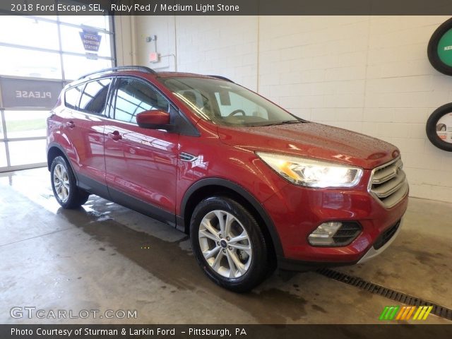 2018 Ford Escape SEL in Ruby Red