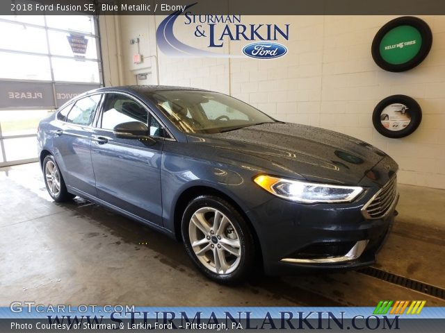 2018 Ford Fusion SE in Blue Metallic