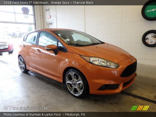 2018 Ford Fiesta ST Hatchback in Orange Spice