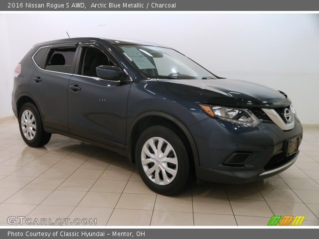 2016 Nissan Rogue S AWD in Arctic Blue Metallic