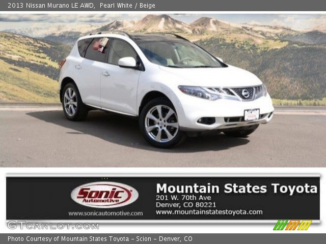 2013 Nissan Murano LE AWD in Pearl White