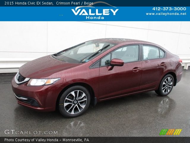 2015 Honda Civic EX Sedan in Crimson Pearl