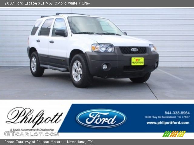 2007 Ford Escape XLT V6 in Oxford White