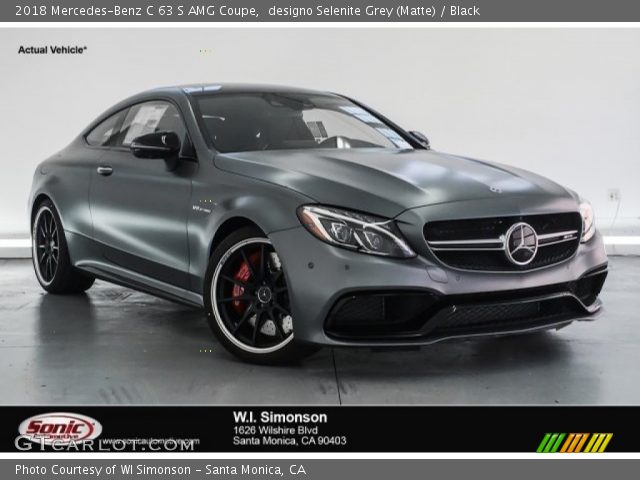 2018 Mercedes-Benz C 63 S AMG Coupe in designo Selenite Grey (Matte)