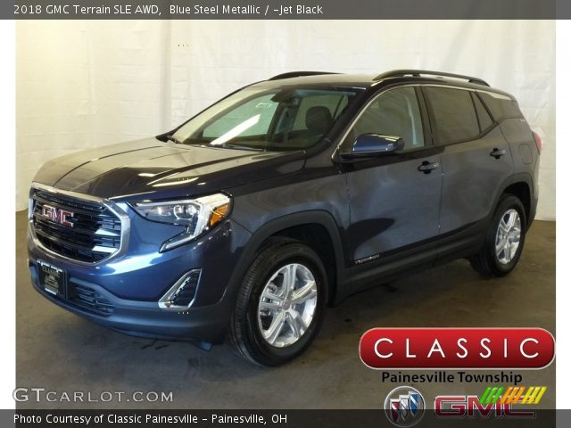 2018 GMC Terrain SLE AWD in Blue Steel Metallic
